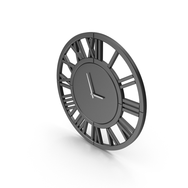 Black Wall Clock PNG & PSD Images Black Wall Clock PNG & PSD Images