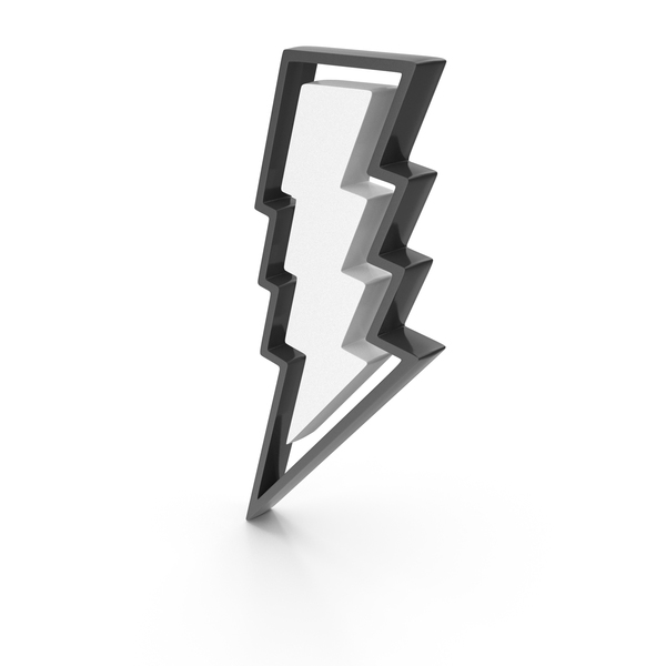 Symbols: Black & White Energy Symbol PNG & PSD Images