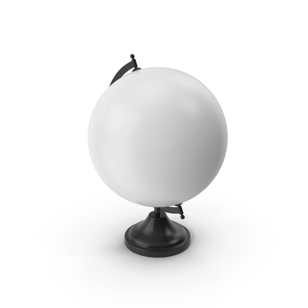 Black & White Globe PNG & PSD Images