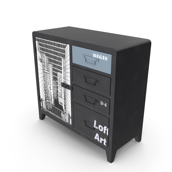 Dresser: Black & White Loft Art Chest Of Drawers PNG & PSD Images Dresser: Black & White Loft Art Chest Of Drawers PNG & PSD Images