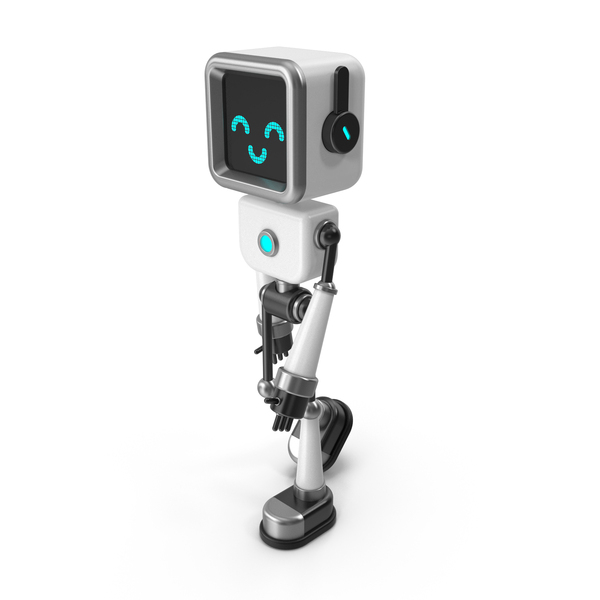 Black & White Robot Walks PNG & PSD Images Black & White Robot Walks PNG & PSD Images