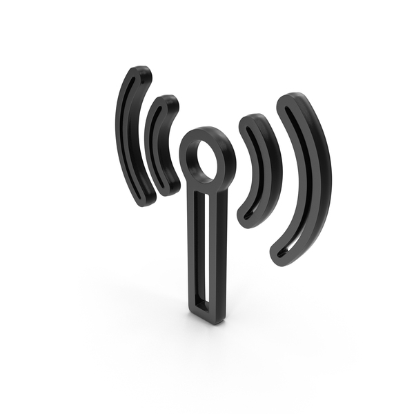 Symbols: Black WiFi Signal Icon PNG & PSD Images