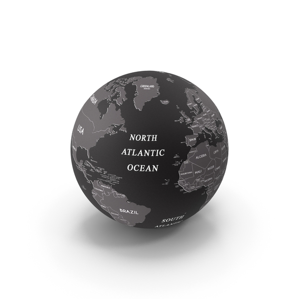 Black World Globe PNG & PSD Images Black World Globe PNG & PSD Images