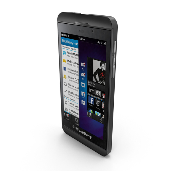 Smartphone: BlackBerry Z10 PNG & PSD Images