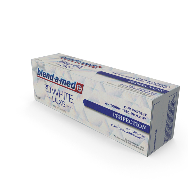 Blend-a-Med 3D White Perfection Toothpaste 75ml PNG & PSD Images Blend-a-Med 3D White Perfection Toothpaste 75ml PNG & PSD Images