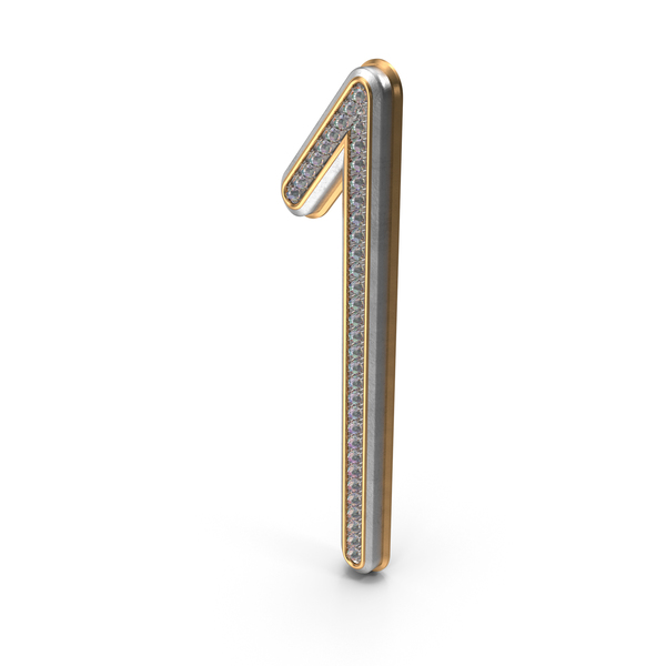 Bling Diamonds Number 1 PNG & PSD Images Bling Diamonds Number 1 PNG & PSD Images