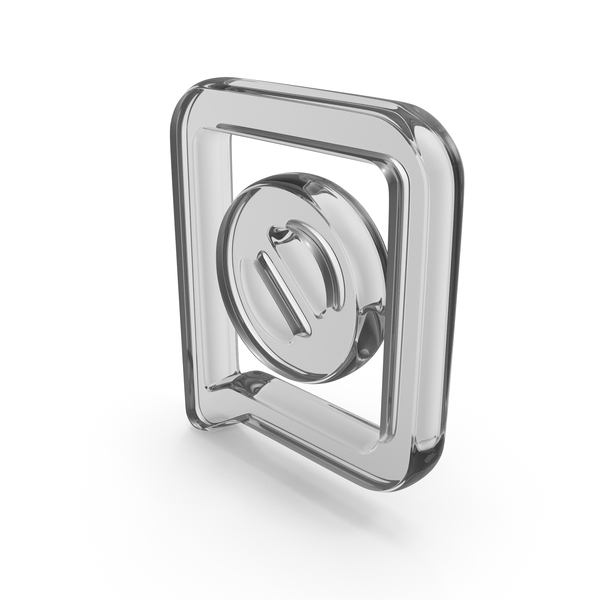 Symbols: Block chat Glass symbol PNG & PSD Images