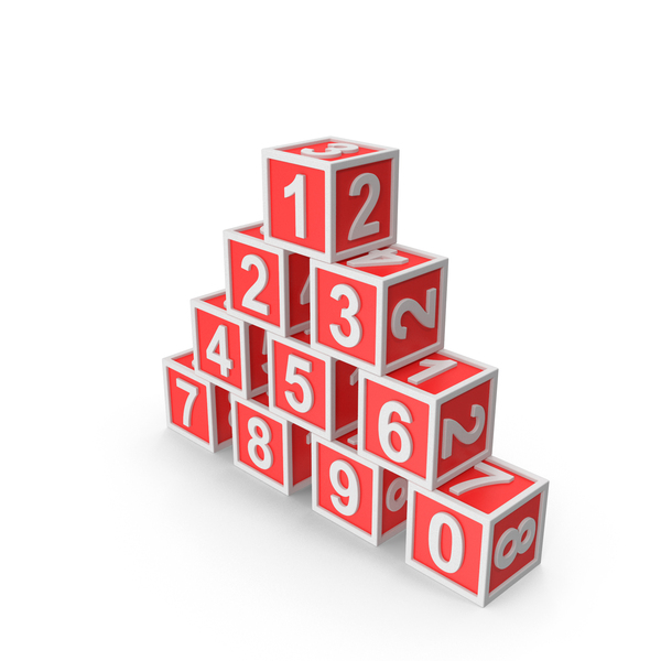 Building Block: Blocks With Numbers PNG & PSD Images Building Block: Blocks With Numbers PNG & PSD Images