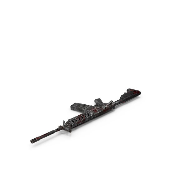 Bloody M4 Assault Rifle PNG & PSD Images Bloody M4 Assault Rifle PNG & PSD Images