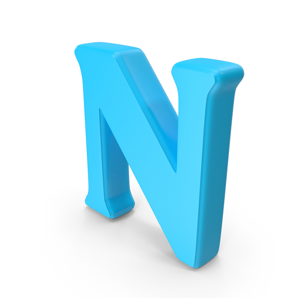 Language: Blue Alphabet N PNG & PSD Images