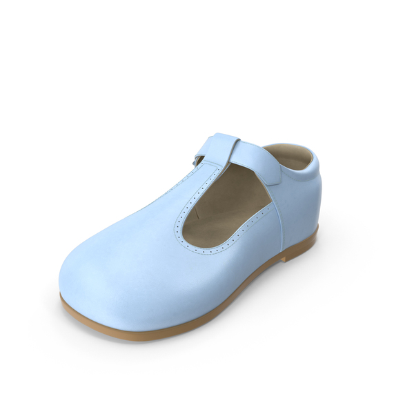 Blue Baby Shoe PNG & PSD Images