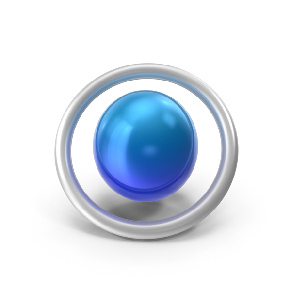 Symbols: Blue ball With Circular Field PNG & PSD Images