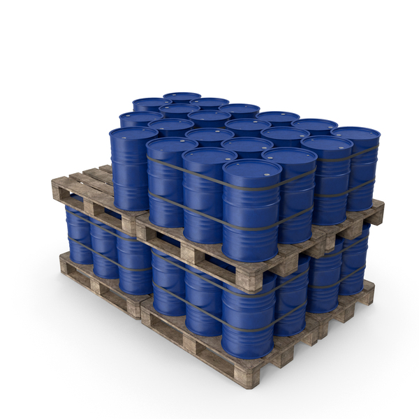 Barrel: Blue Barrels On Wooden Pallet PNG & PSD Images Barrel: Blue Barrels On Wooden Pallet PNG & PSD Images