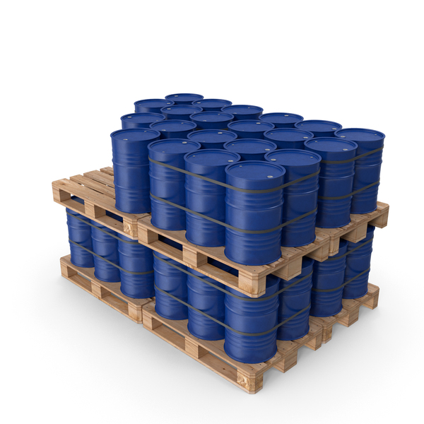Barrel: Blue Barrels On Wooden Pallet PNG & PSD Images Barrel: Blue Barrels On Wooden Pallet PNG & PSD Images