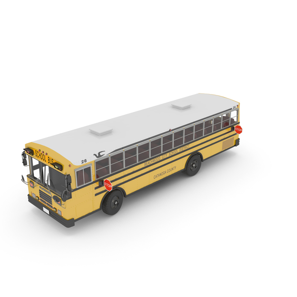 Blue Bird TC2000 School Bus PNG Images & PSDs for Download | PixelSquid ...