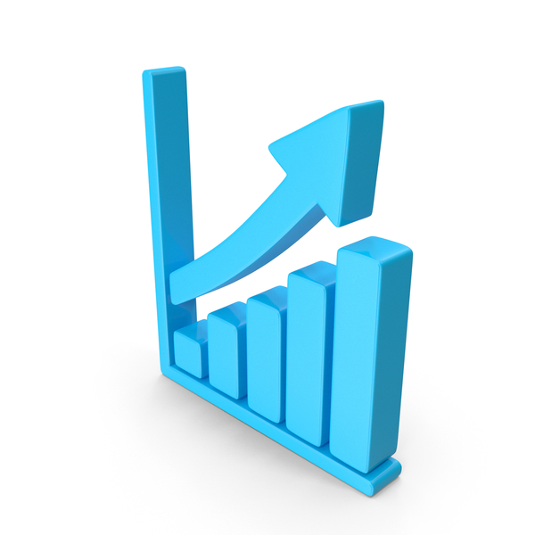 Symbols: Blue Business Growth Symbol PNG & PSD Images