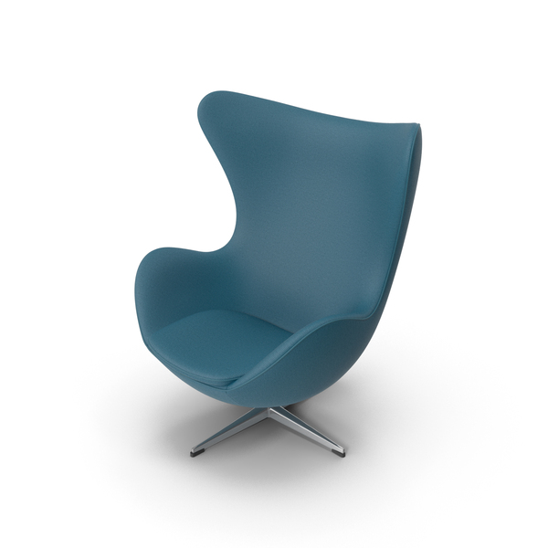 Blue Canvas Armchair PNG & PSD Images