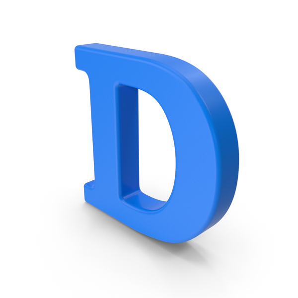 Blue Capital Letter D PNG Images & PSDs for Download | PixelSquid ...