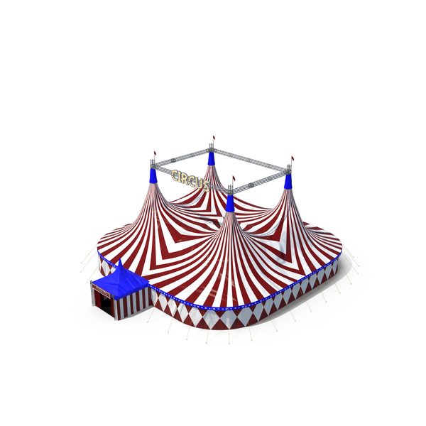 Blue Circus Tent PNG & PSD Images