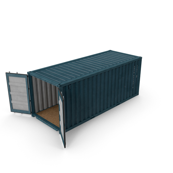 Transportation Building: Blue Container PNG & PSD Images Transportation Building: Blue Container PNG & PSD Images
