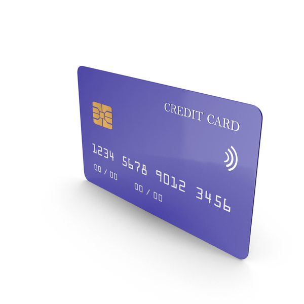 Blue Credit Card PNG & PSD Images