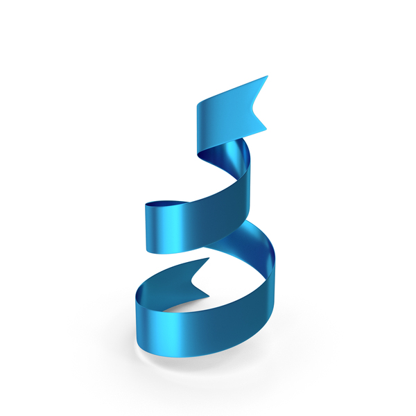 Blue Curly Ribbon PNG & PSD Images Blue Curly Ribbon PNG & PSD Images