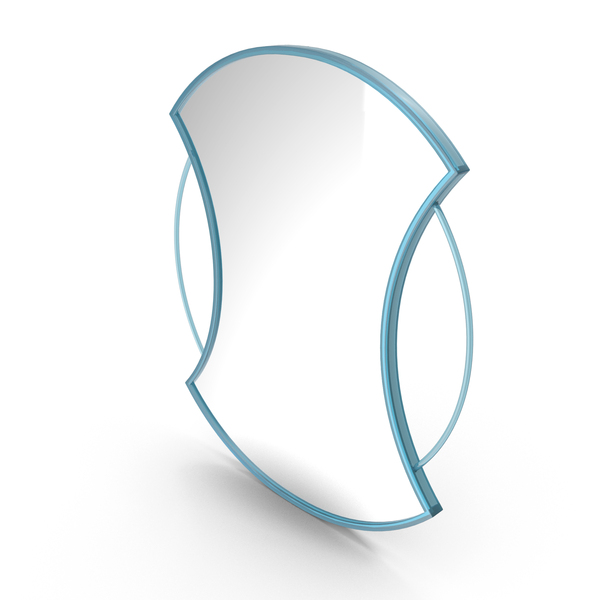 Blue Designer Mirror PNG & PSD Images