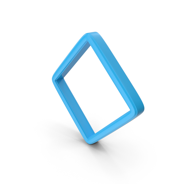 Symbols: Blue Diamond Frame PNG & PSD Images