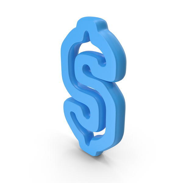 Currency Symbols: Blue Dollar Symbol PNG & PSD Images