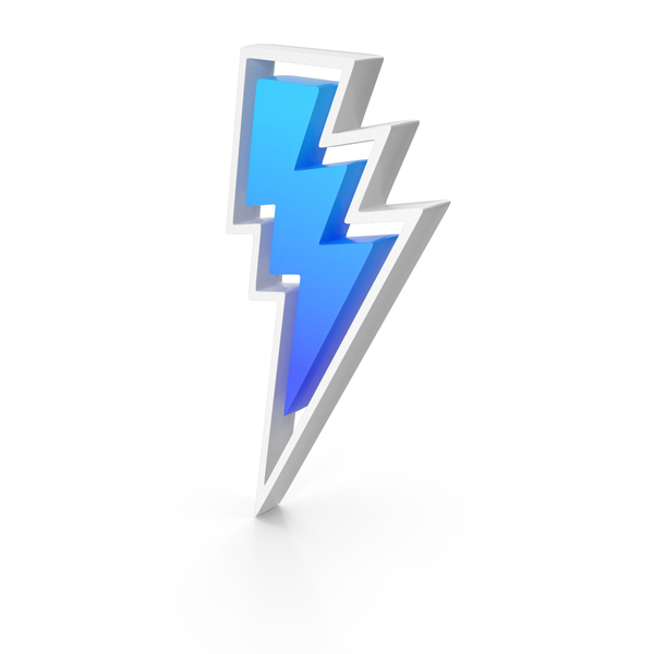 Blue Electric Bolt Symbol PNG Images & PSDs for Download | PixelSquid ...