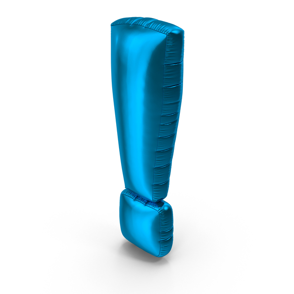 Punctuation: Blue Exclamation Balloon PNG & PSD Images Punctuation: Blue Exclamation Balloon PNG & PSD Images