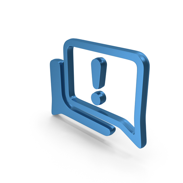 Symbols: Blue Exclamation Mark Chat Symbol PNG & PSD Images Symbols: Blue Exclamation Mark Chat Symbol PNG & PSD Images