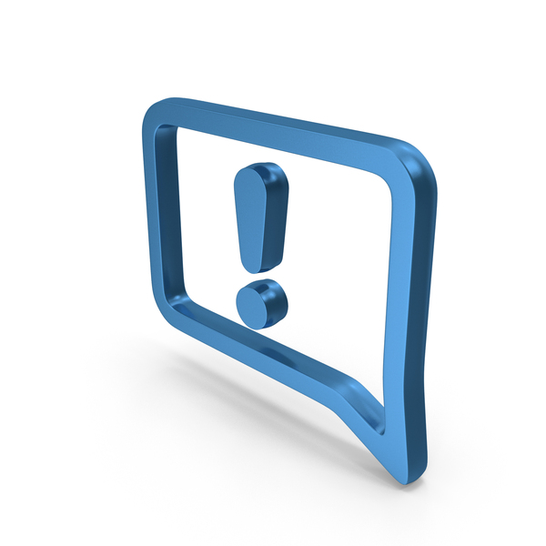 Symbols: Blue Exclamation Mark Square Chat Symbol PNG & PSD Images Symbols: Blue Exclamation Mark Square Chat Symbol PNG & PSD Images