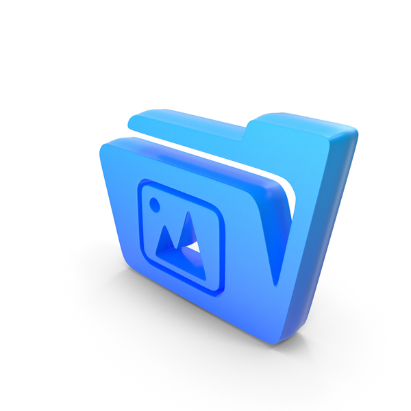 Computer Icon: Blue Gallery Image Folder Symbol PNG & PSD Images Computer Icon: Blue Gallery Image Folder Symbol PNG & PSD Images