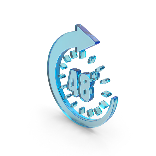 Symbols: Blue Glass 48 Hours Time Arrow Symbol PNG & PSD Images Symbols: Blue Glass 48 Hours Time Arrow Symbol PNG & PSD Images