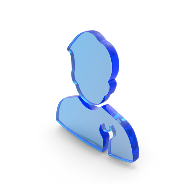 Symbols: Blue Glass Maintenance Man Symbol PNG & PSD Images Symbols: Blue Glass Maintenance Man Symbol PNG & PSD Images