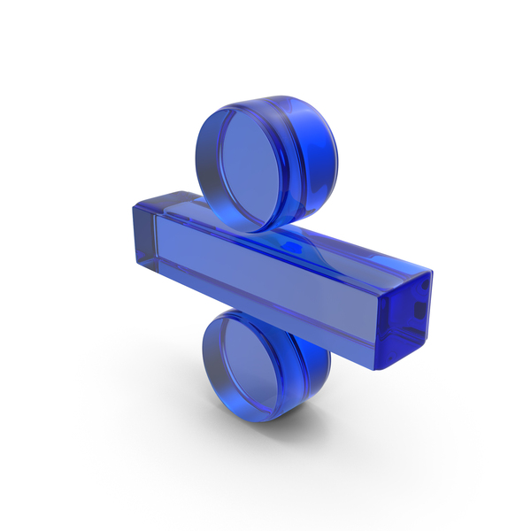Blue glass math division symbol png images psds for download