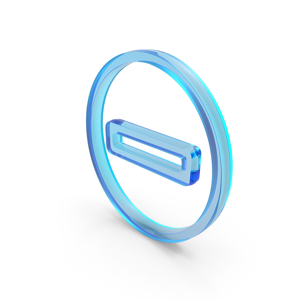 Blue Glass Math Minus Circular Symbol PNG Images & PSDs for Download ...