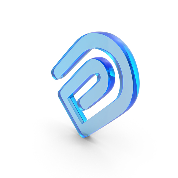 Blue Glass Paper Clip Symbol PNG Images & PSDs for Download ...