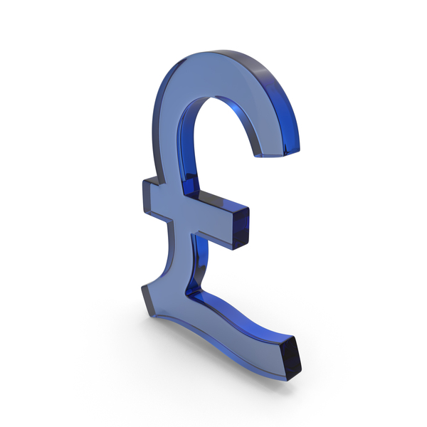 Currency Symbols: Blue Glass Pound Sign PNG & PSD Images Currency Symbols: Blue Glass Pound Sign PNG & PSD Images