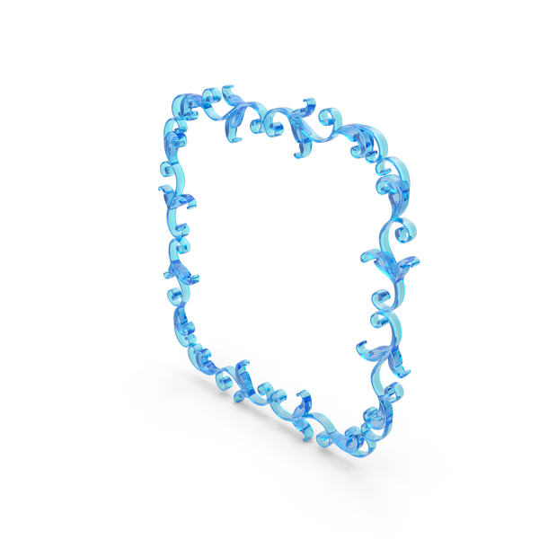 Home Decor: Blue Glass Royal Square Frame PNG & PSD Images Home Decor: Blue Glass Royal Square Frame PNG & PSD Images
