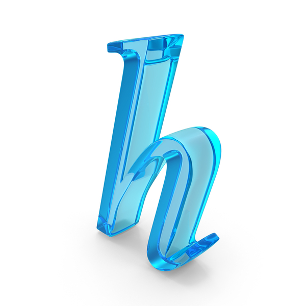 Blue Glass Times Roman Italic Alphabet H PNG Images & PSDs for Download ...