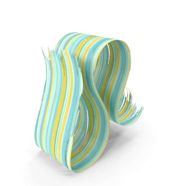 Paint: Blue Green 3D Paintbrush Stroke PNG & PSD Images Paint: Blue Green 3D Paintbrush Stroke PNG & PSD Images