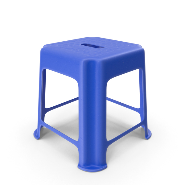 Blue Hard Plastic Stool PNG & PSD Images Blue Hard Plastic Stool PNG & PSD Images