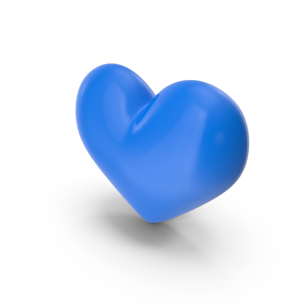 Shape: Blue Heart PNG & PSD Images