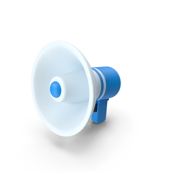 Bullhorn: Blue Megaphone PNG & PSD Images Bullhorn: Blue Megaphone PNG & PSD Images