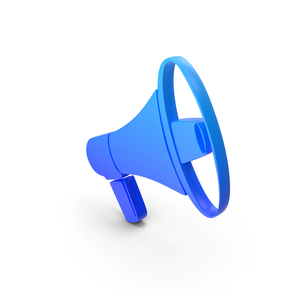 Symbols: Blue Megaphone Symbol PNG & PSD Images Symbols: Blue Megaphone Symbol PNG & PSD Images