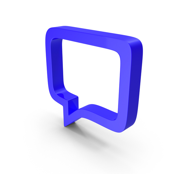 Symbols: Blue Message Outline Icon PNG & PSD Images Symbols: Blue Message Outline Icon PNG & PSD Images
