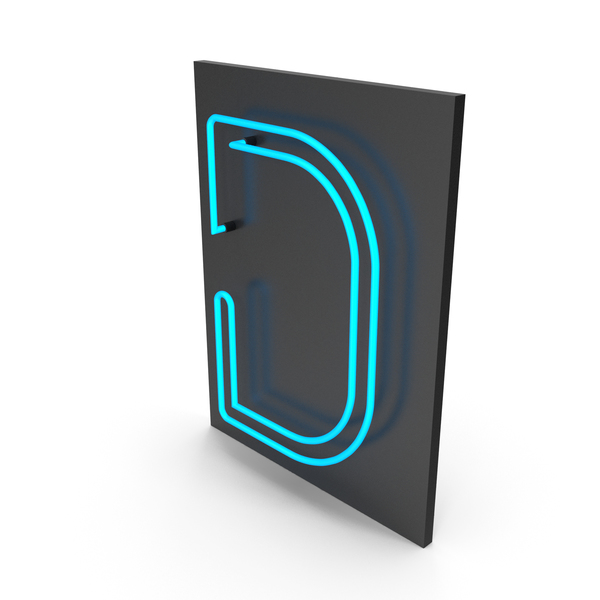 Light: Blue Neon Letter D PNG & PSD Images Light: Blue Neon Letter D PNG & PSD Images