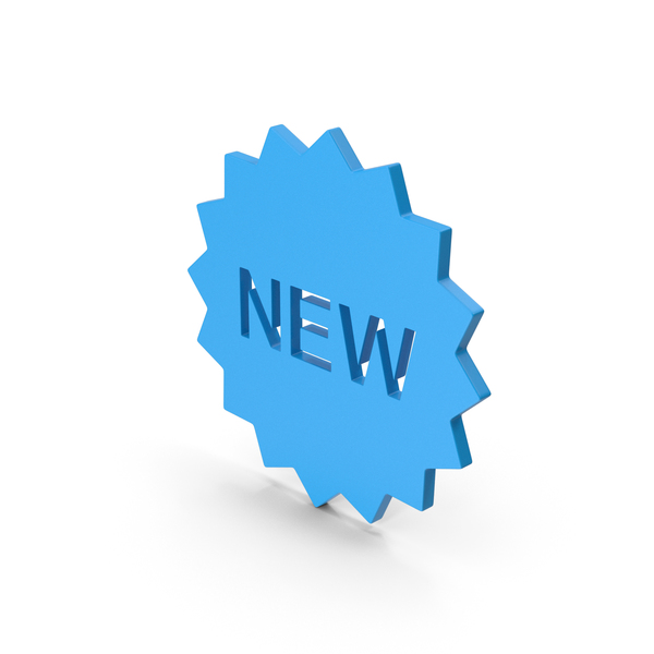 Symbols: Blue New Badge Symbol PNG & PSD Images Symbols: Blue New Badge Symbol PNG & PSD Images